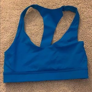 blue lululemon sports bra